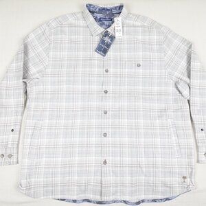 NEW Tommy Bahama Costal Vibes Shirt Jacket Men's XXXL Indigo Palms Button Up